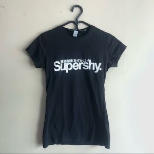 novelty cotton Supershy slim fit top s m read